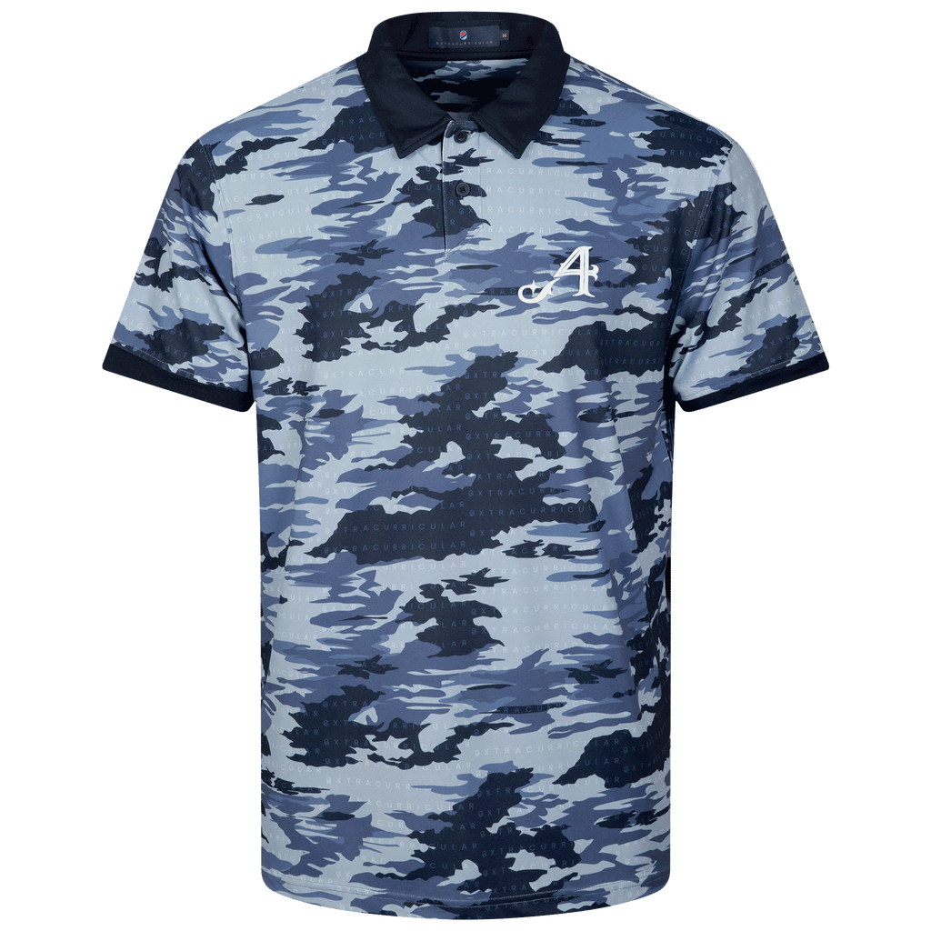 Blue Camo Polo