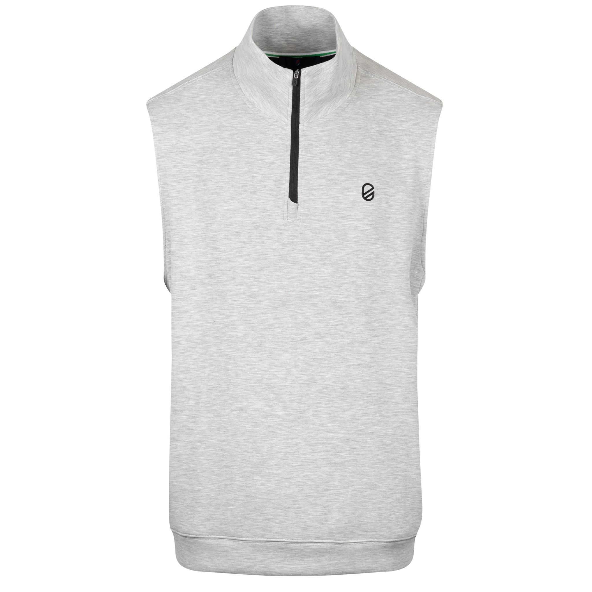 Corbin 1/4 Zip Vest | Heather Grey