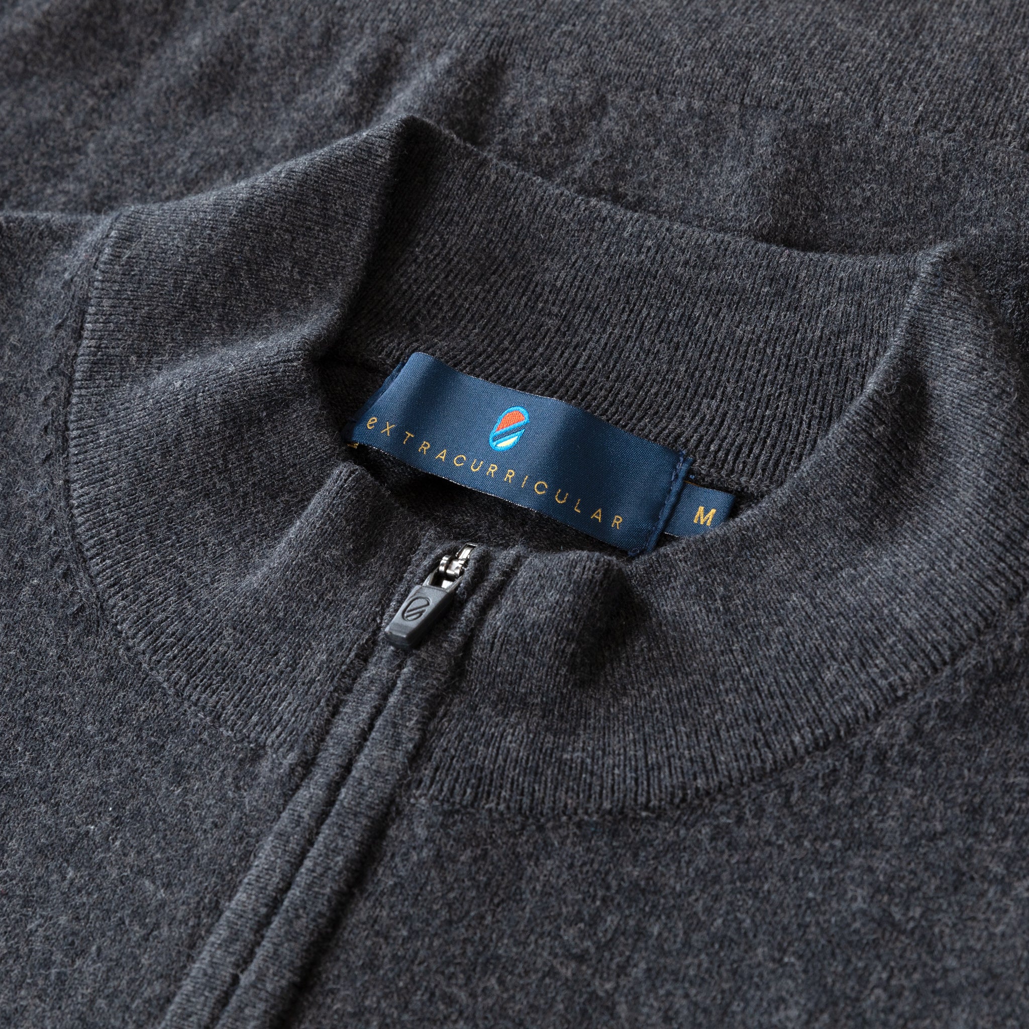 Coty 1/4 Zip Sweater Classic | Heather Charcoal