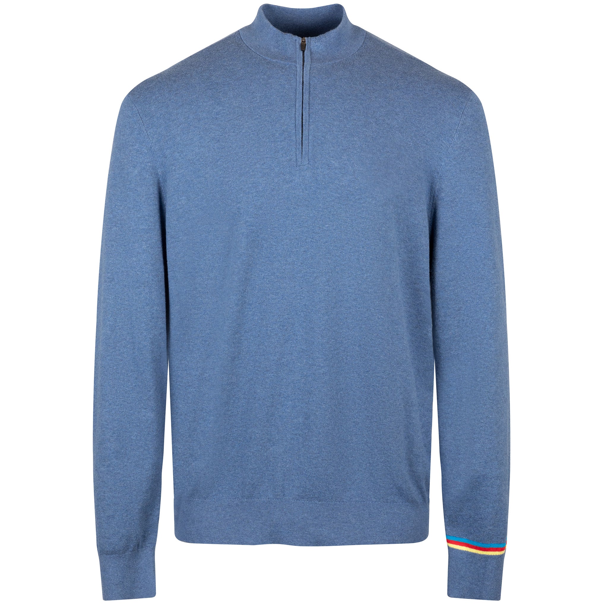 Coty 1/4 Zip Sweater Classic | Heather Dusty Blue