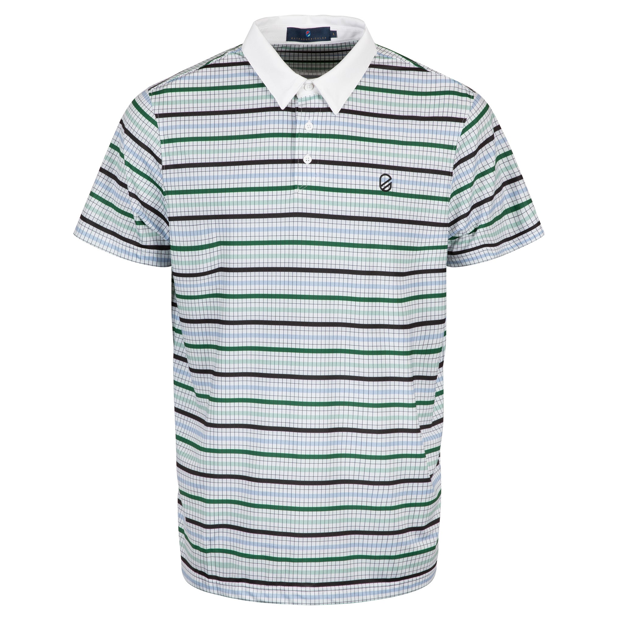 Grid Polo | Bright White