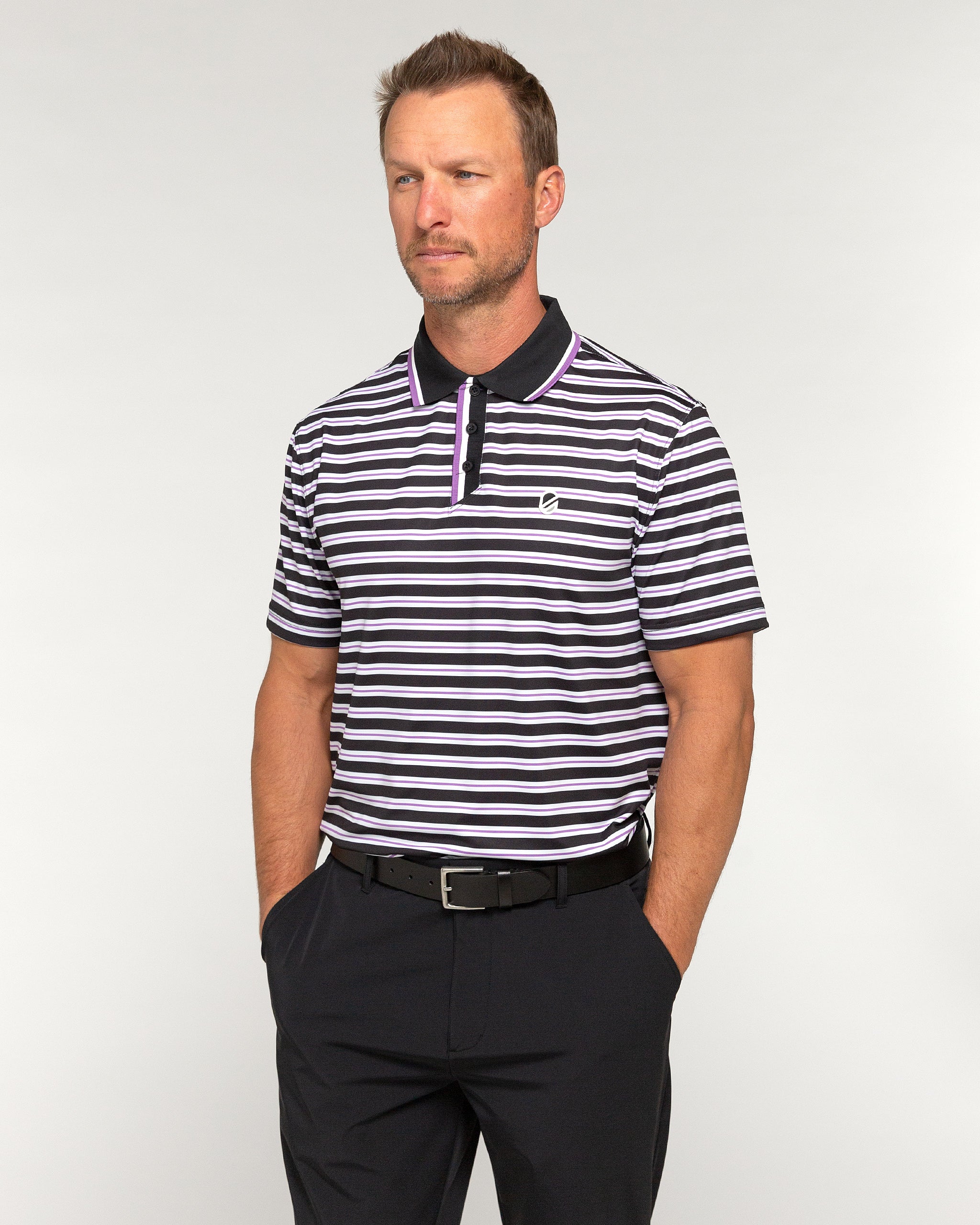 Hale Polo | Bellflower Stripe