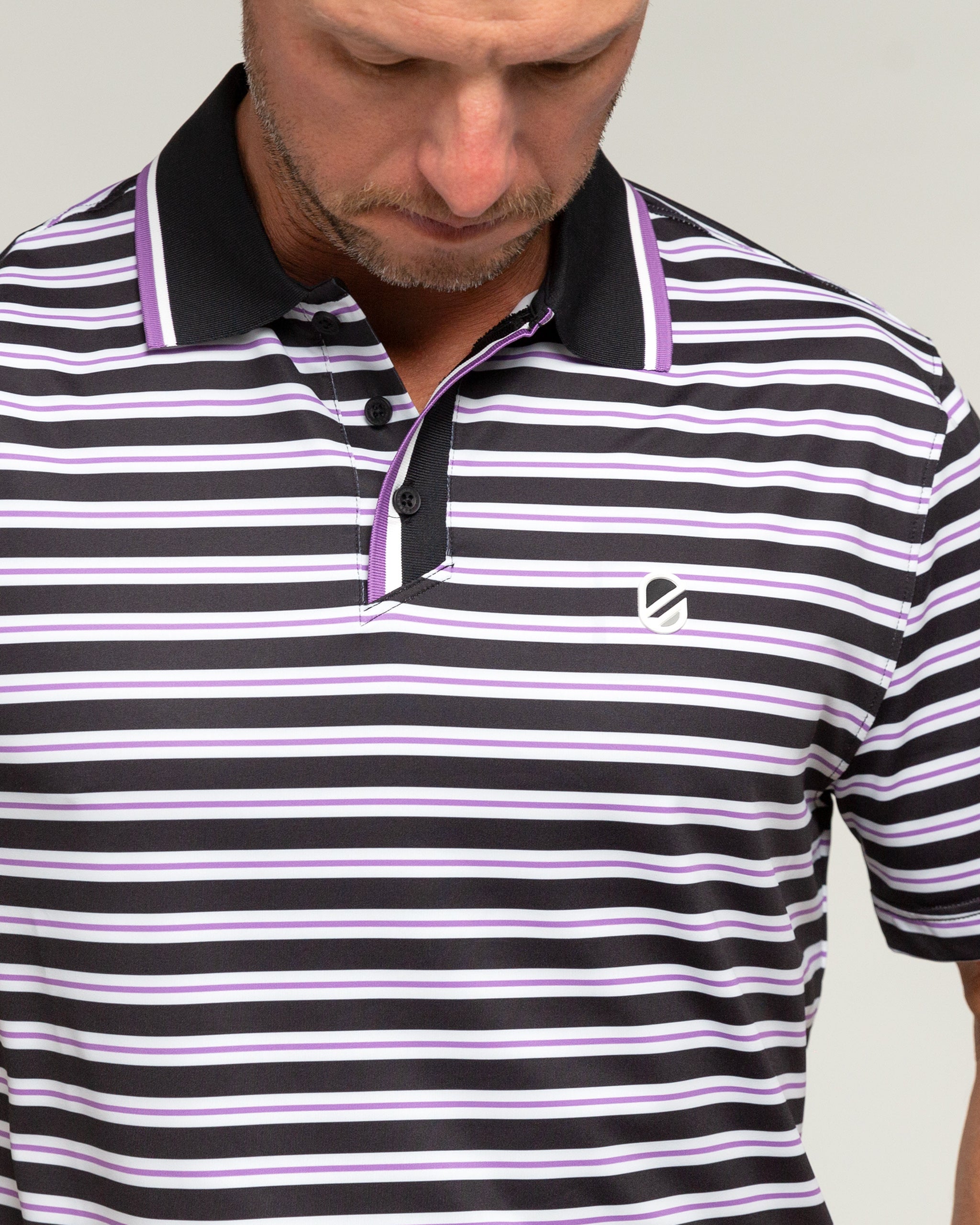 Hale Polo | Bellflower Stripe