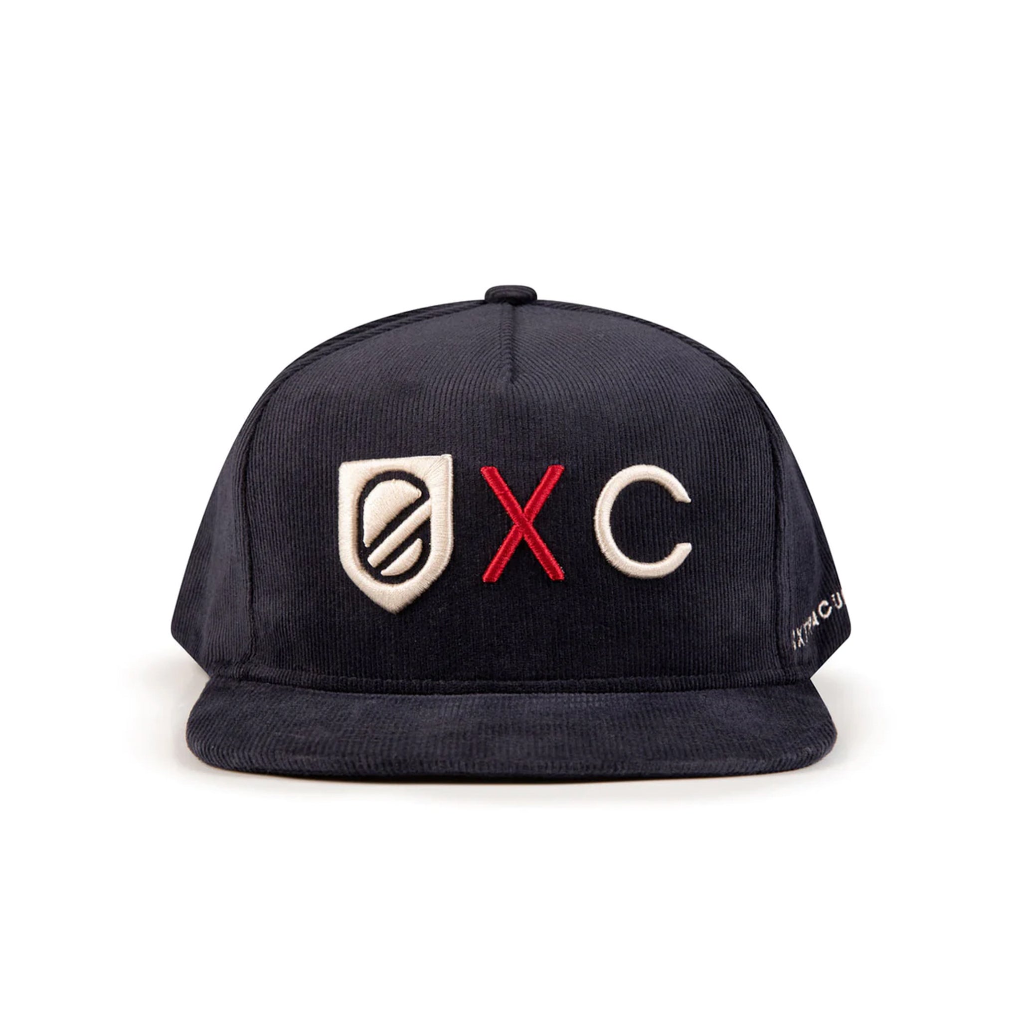 Aspis Cord Snapback Hat | Navy