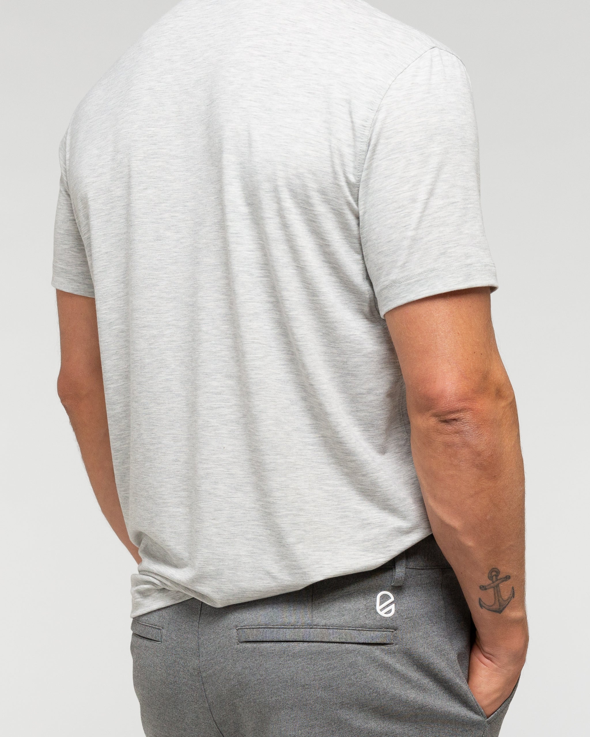 Oden Performance Tee | Heather Grey