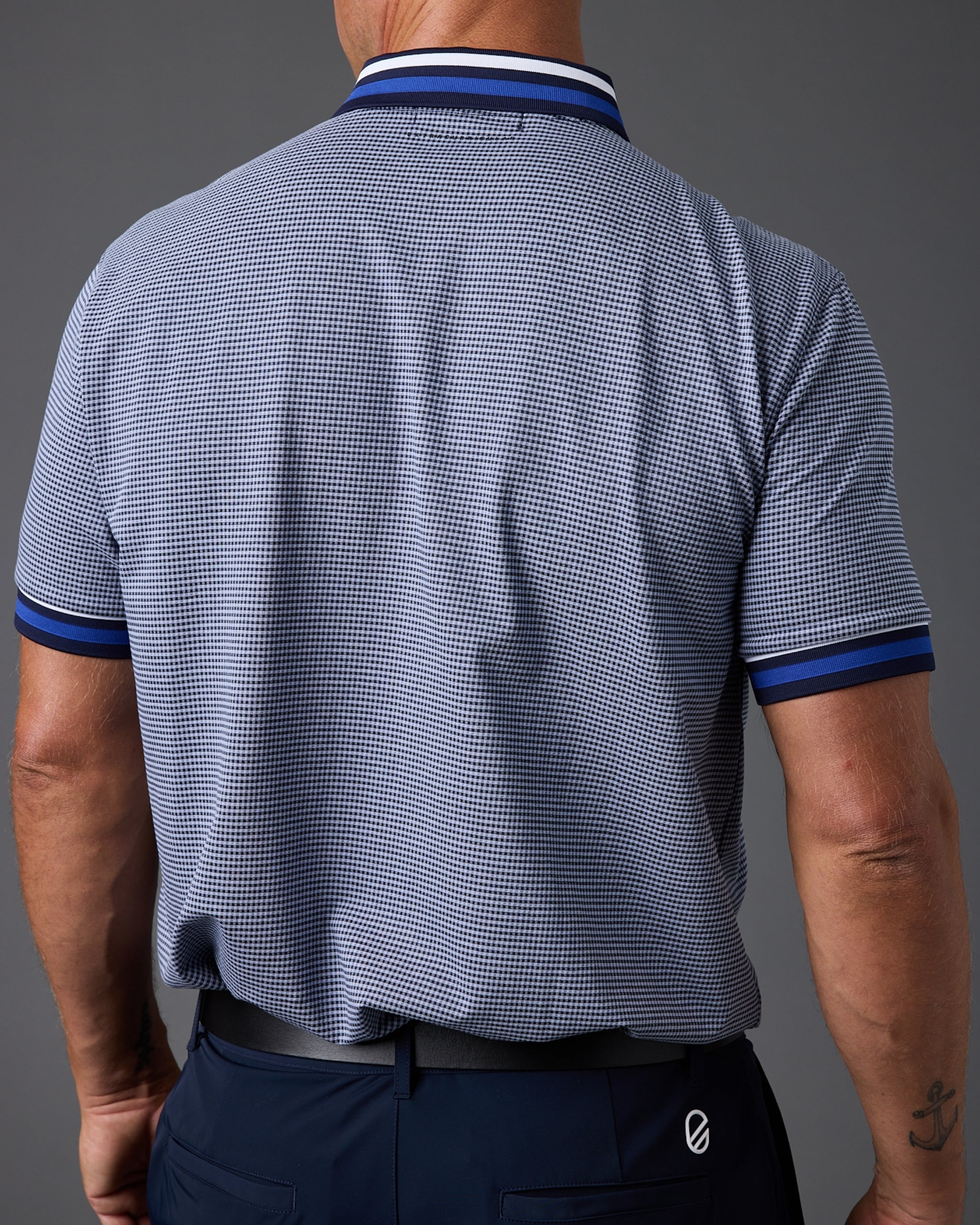 Harlequin Polo | Kentucky Blue