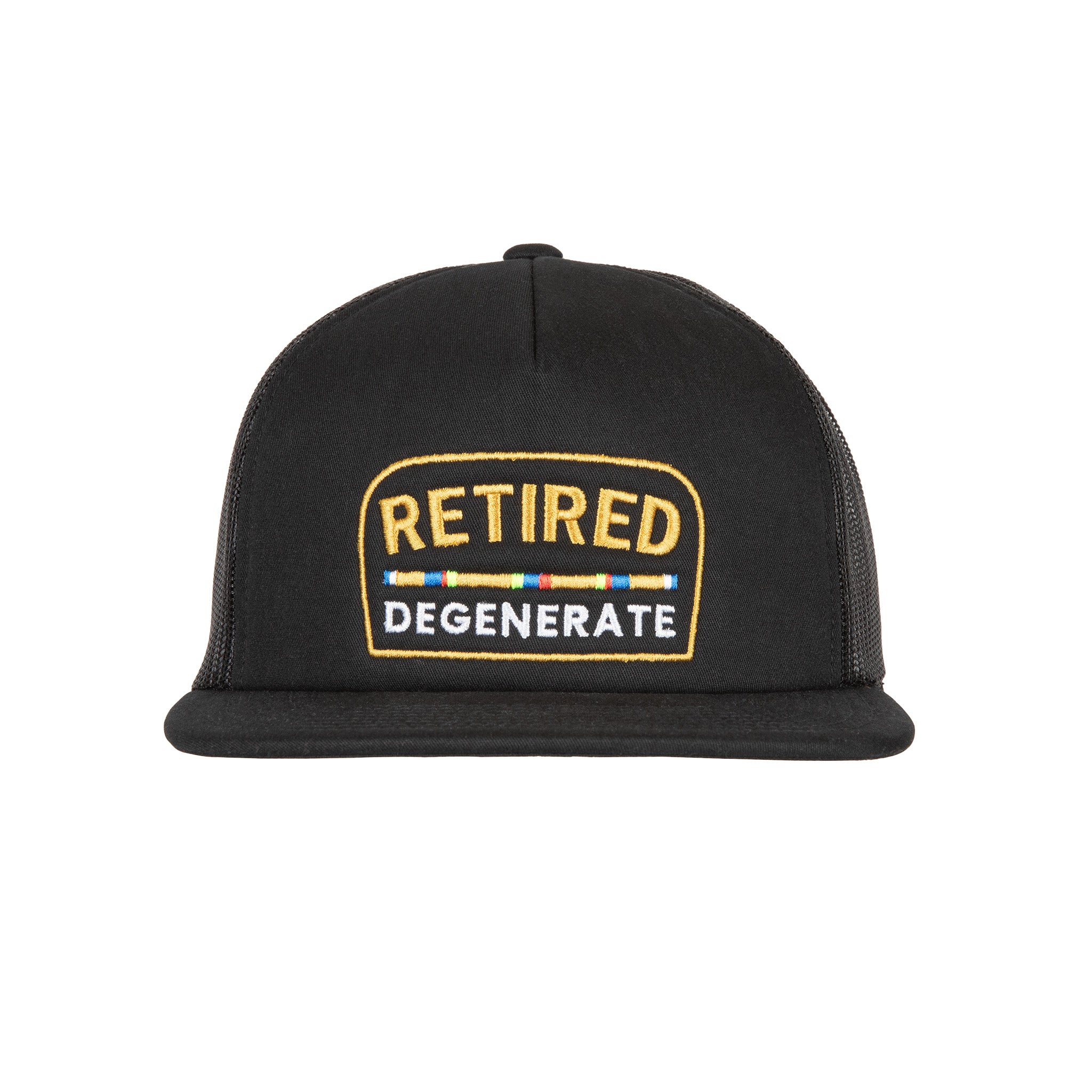 Retired Trucker Hat | Jet Black