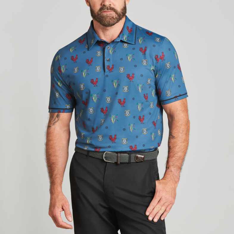 Rooster Polo | Blue Wing Teal