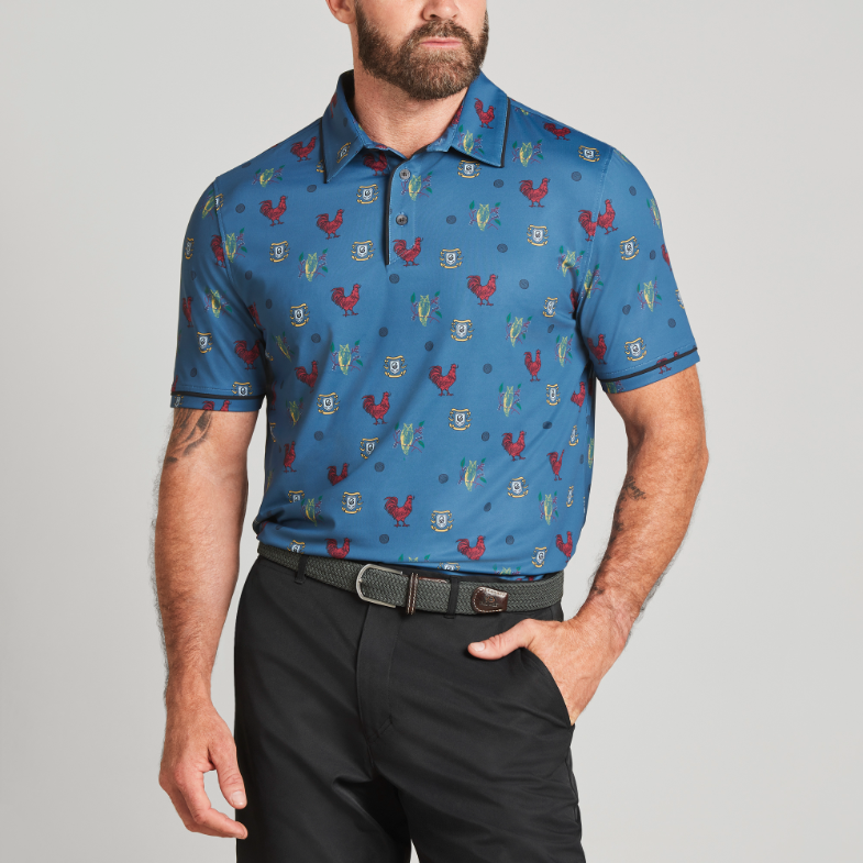 Rooster Polo | Blue Wing Teal